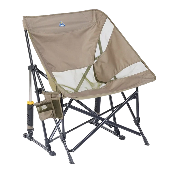 Heavy-Duty Freestyle Pod Rocker Elite - Choice 832 - Heavy-Duty Kickback Rocker with Beverage Holder - Aged Fatigue