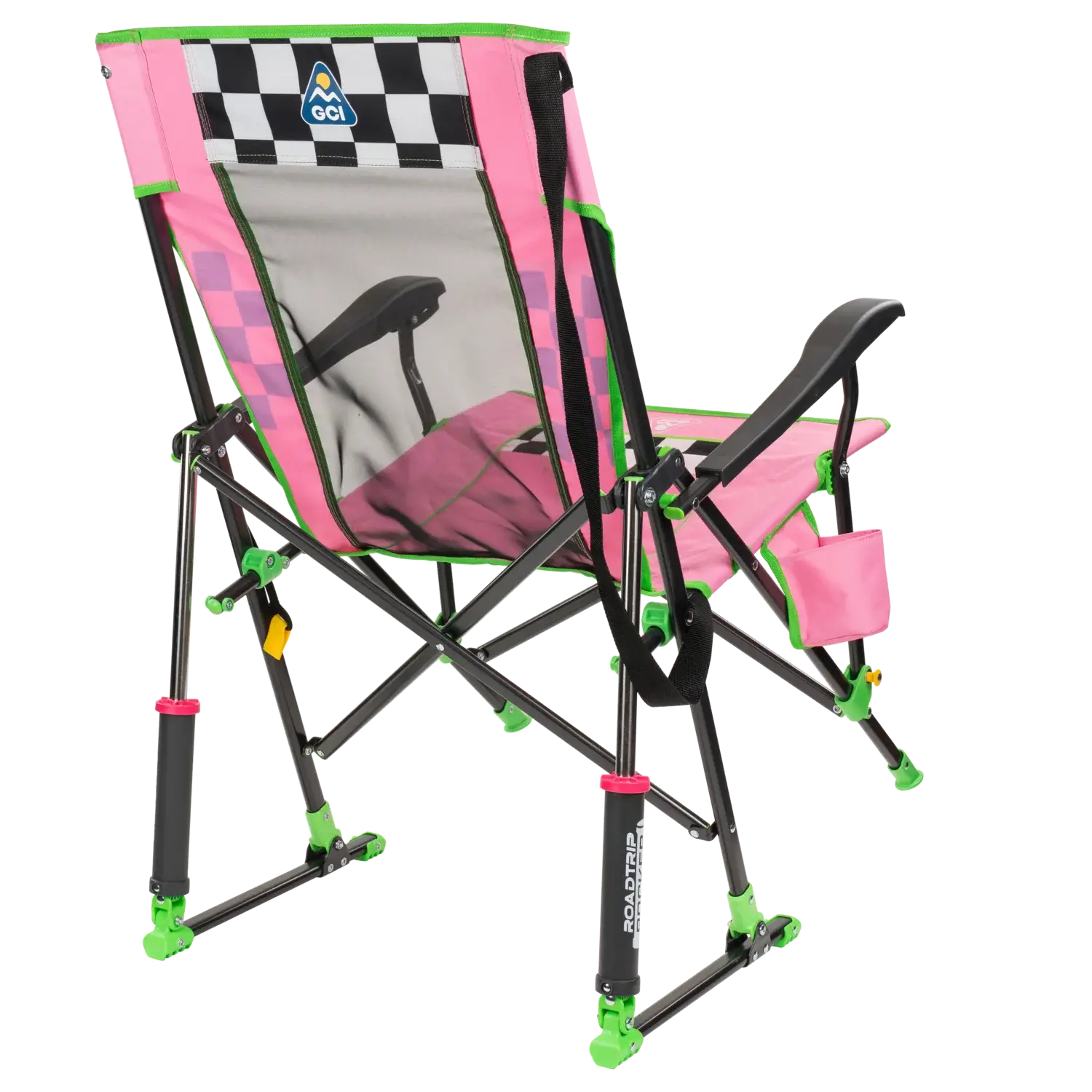 Smooth Motion RoadTrip Rocker - NASCAR For Her - Choice 560 - RoadTrip Rocker Smooth Motion Camp Chair Detail