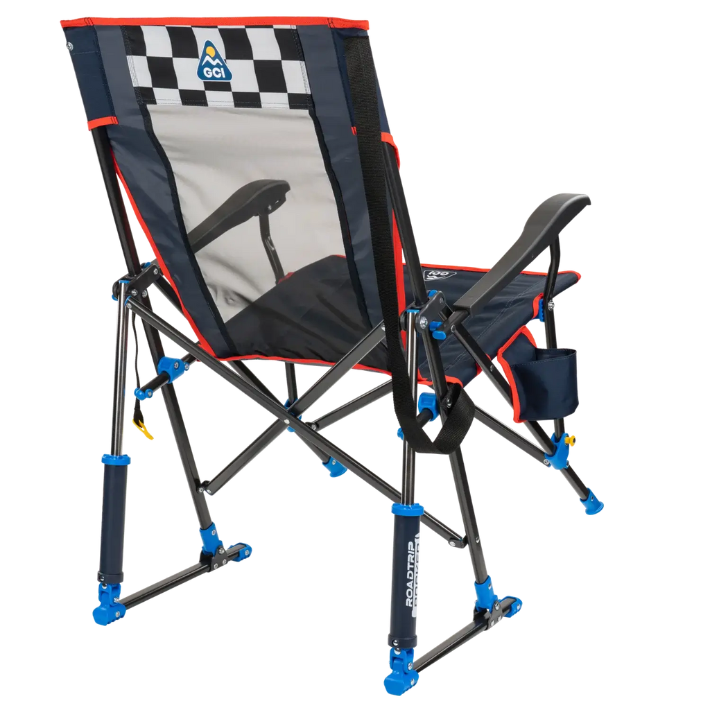 Premium All-Weather RoadTrip Rocker - NASCAR For Him - Choice 453 - RoadTrip Rocker Smooth Motion Camp Chair Detail