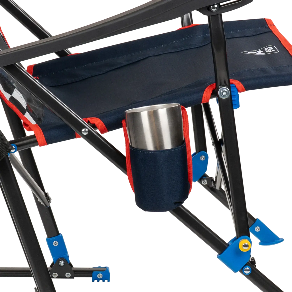 Premium All-Weather RoadTrip Rocker - NASCAR For Him - Choice 453 - RoadTrip Rocker Smooth Motion Camp Chair Detail