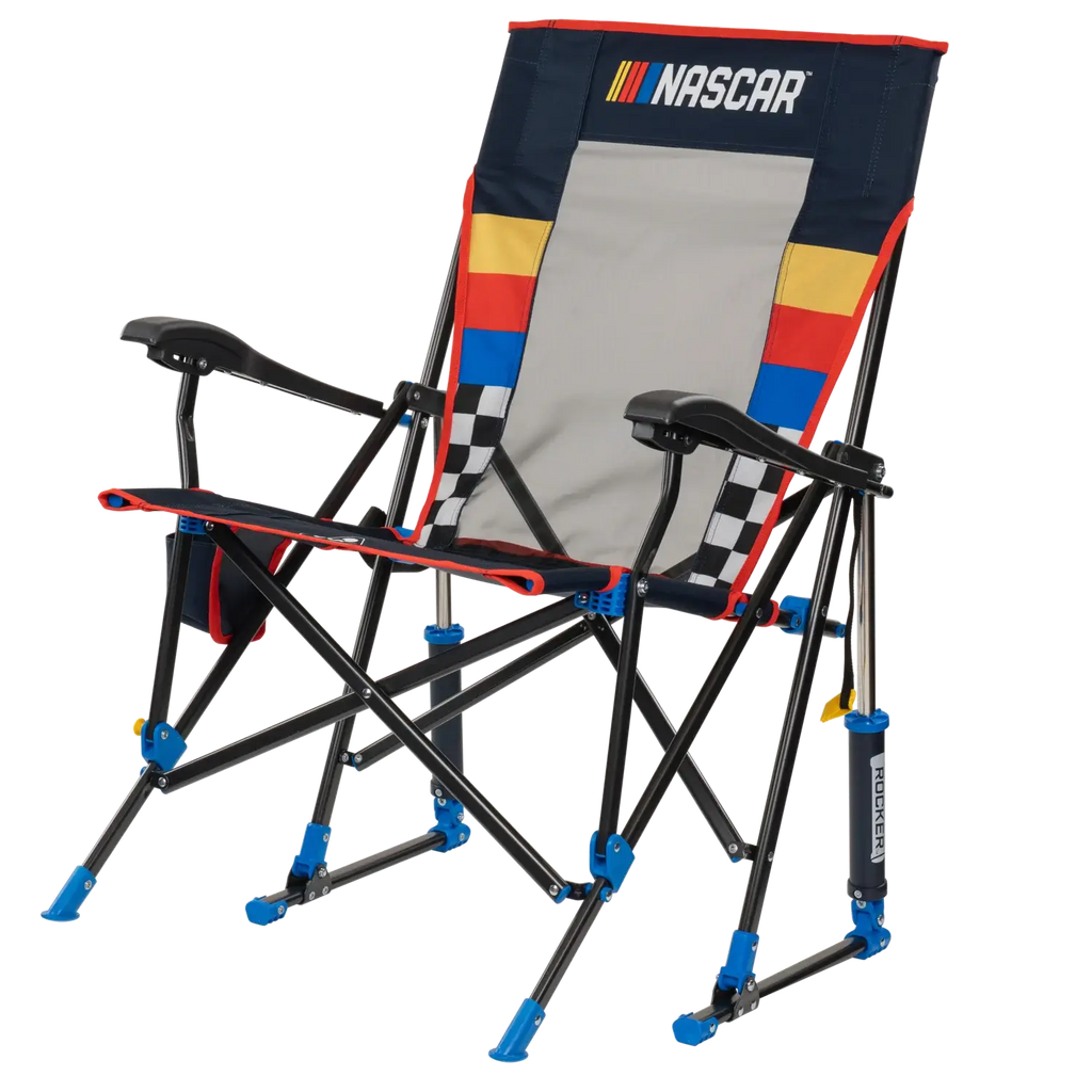 Premium All-Weather RoadTrip Rocker - NASCAR For Him - Choice 453 - RoadTrip Rocker Smooth Motion Camp Chair Detail