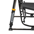 Luxury Camp Stowaway Rocker with Side Table - Choice 253 - Heavy-Duty Kickback Rocker with Beverage Holder Detail