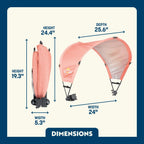 Instant Pop-Up SunShade Accessory - Choice 361 - Instant Sunshade Umbrella for Tailgating Detail