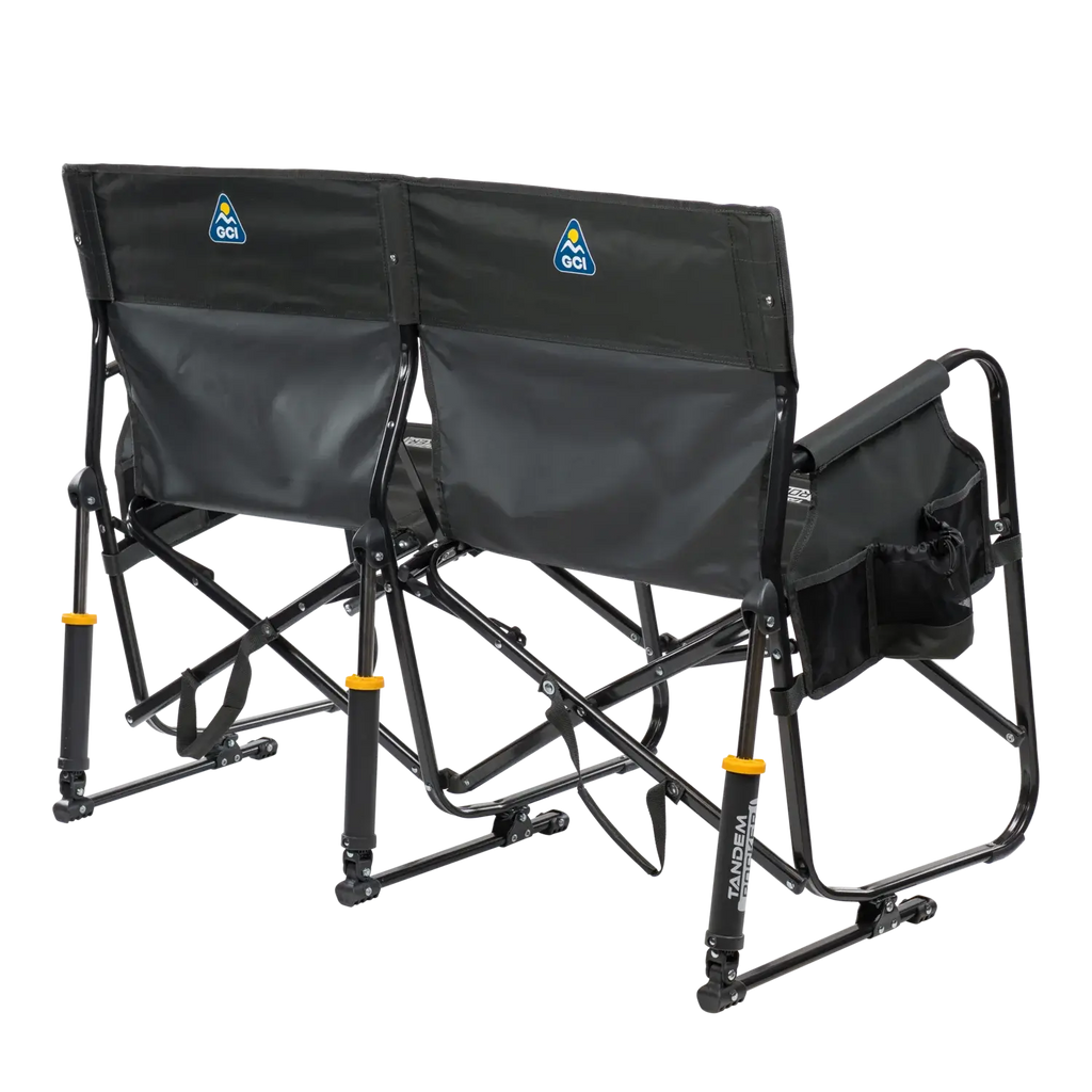 Luxury Camp Tandem Rocker - Choice 227 - Patented Spring-Action Rocking Chair for Camping Detail