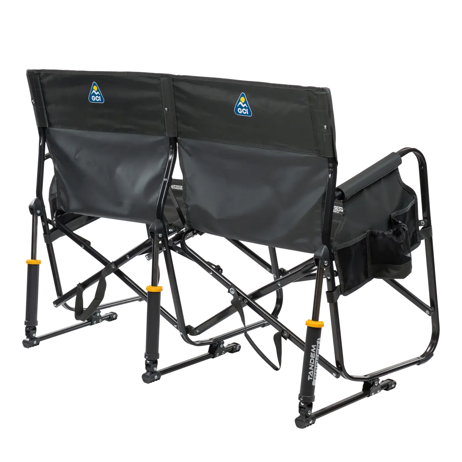 Luxury Camp Tandem Rocker - Choice 227 - Patented Spring-Action Rocking Chair for Camping Detail