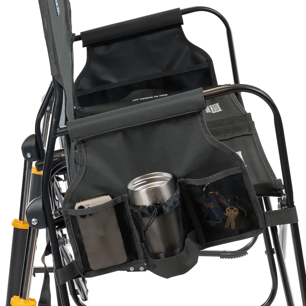 Luxury Camp Tandem Rocker - Choice 227 - Patented Spring-Action Rocking Chair for Camping Detail